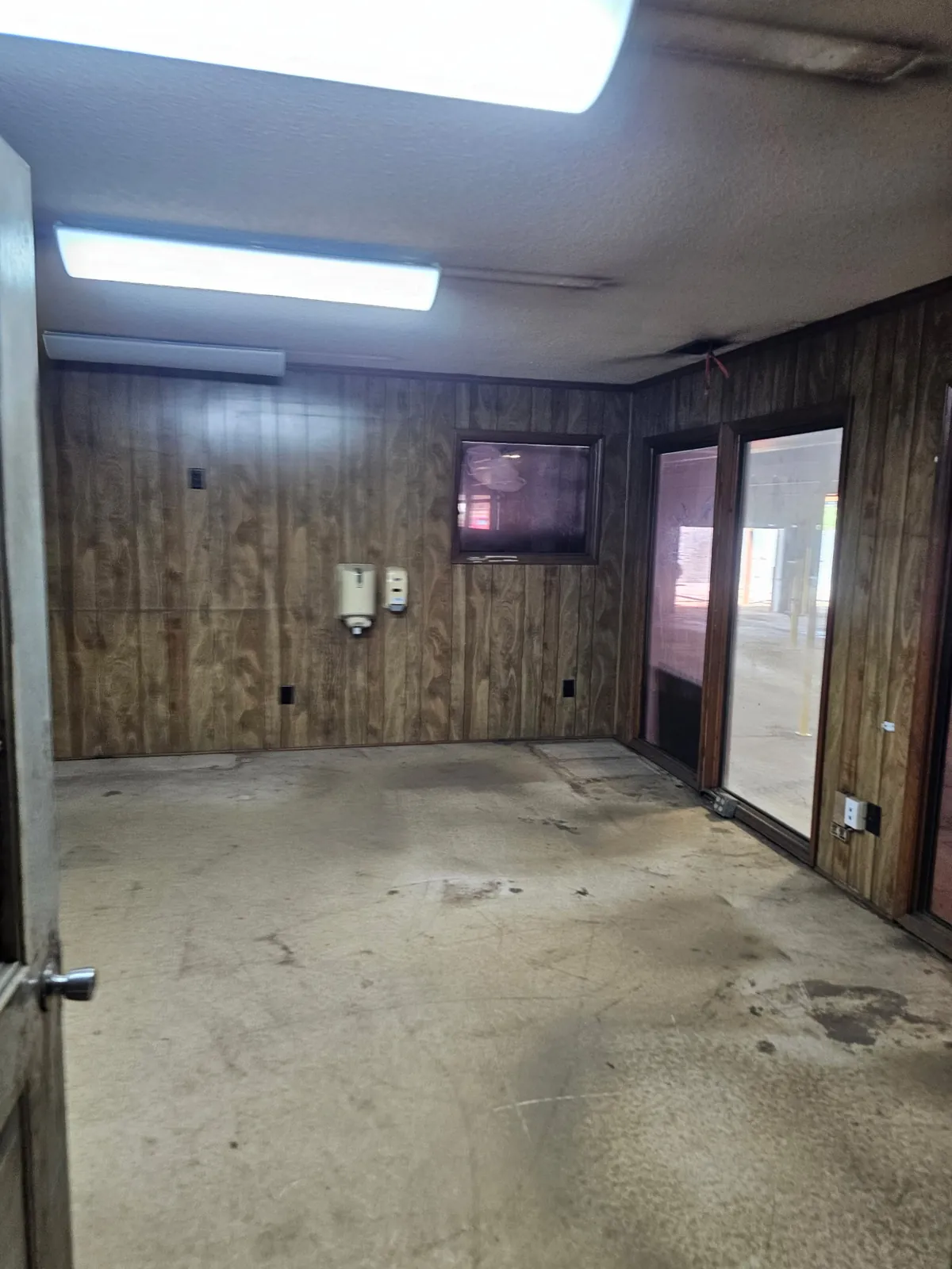 Private office inside the warehouse